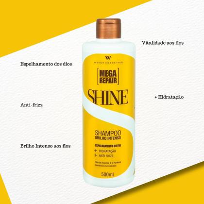 Imagem de Kit C2 Shampoo Brilho Intenso 500ml  Wever Cosméticos