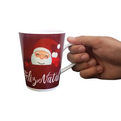 Imagem de Kit c8 Canecas Natal Café 350ml Lembrança Presente PapaiNoel