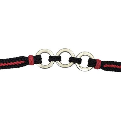 Imagem de Kit Cabeçada e Peitoral trançados de corda - Preta SV5228