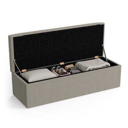 Imagem de Kit Cabeceira Bellatrix 195 e Calçadeira Sagitarius Bouclê Aradecor