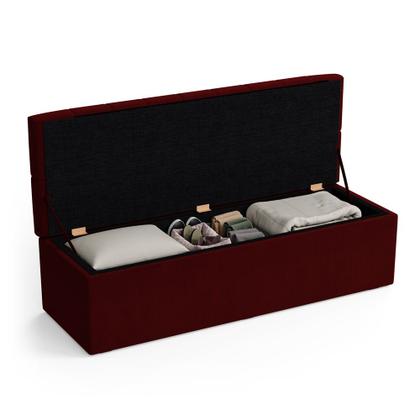 Imagem de Kit Cabeceira Bellatrix 195 e Calçadeira Sagitarius Sued Aradecor