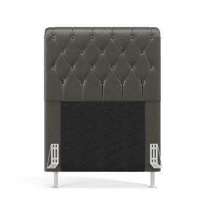 Imagem de Kit Cabeceira Bellatrix 90 e Calçadeira Sagitarius Veludo Aradecor 