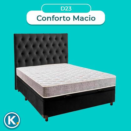 Imagem de Kit Cabeceira + Cama Box Bau + Colchão Casal D23 D23 Inducol