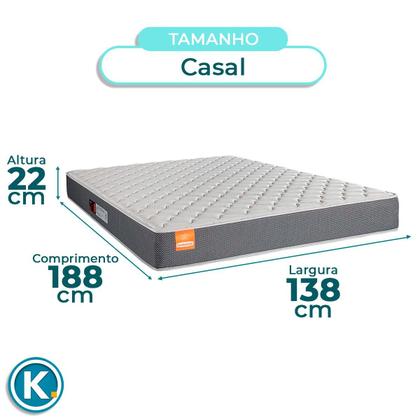 Imagem de Kit Cabeceira + Cama Box Bau + Colchão Casal D23 Pro Inducol
