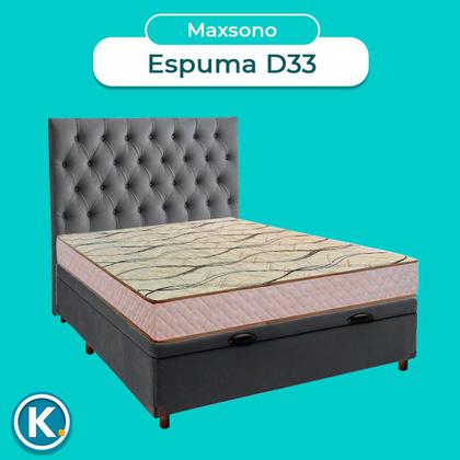 Imagem de Kit Cabeceira + Cama Box Bau + Colchão Casal D33 Maxsono Paropas