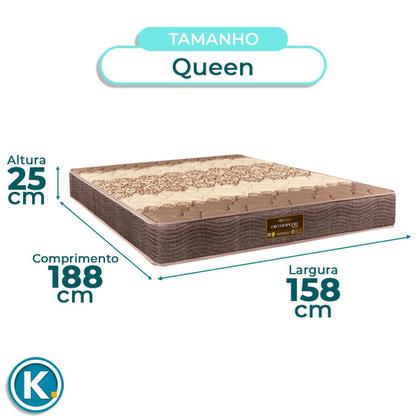 Imagem de Kit Cabeceira + Cama Box Bau + Colchão Queen D26 Ortophedic Sankonfort