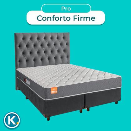Imagem de Kit Cabeceira + Cama Box + Colchão King D23 Pro Inducol
