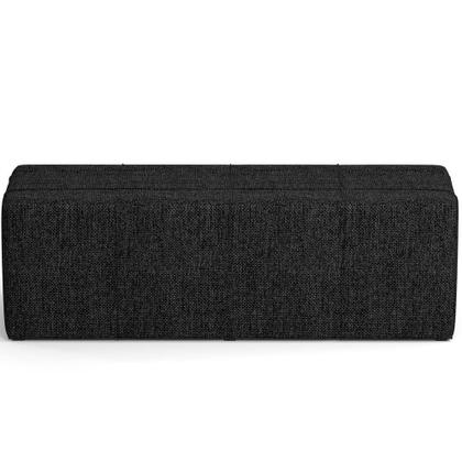 Imagem de Kit Cabeceira Cama Box King 195cm com Calçadeira Roma W01 Linho Chumbo- Lyam