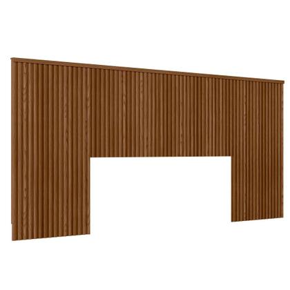 Imagem de Kit Cabeceira Casal 240cm Celine Com Mesa De Cabeceira 01 Gaveta Loreta L05 Freijó  - Lyam Decor