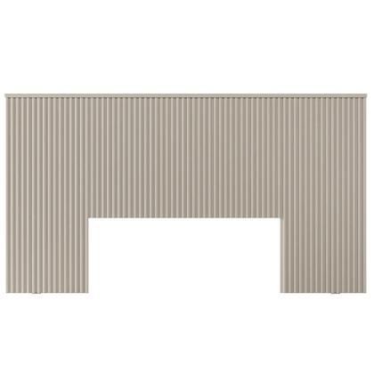 Imagem de Kit Cabeceira Casal 240cm Com Mesa De Cabeceira Off White