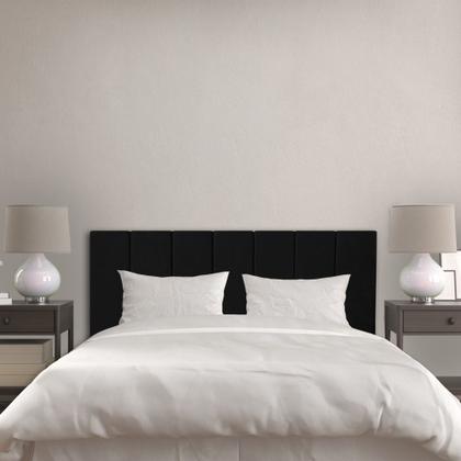 Imagem de Kit Cabeceira Completa Modular Estofada Para todos Modelos de Cama