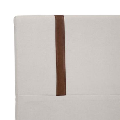 Imagem de Kit Cabeceira e Calçadeira Baú para Cama Box Casal King Size 195cm Bouclê - SOFA STORE