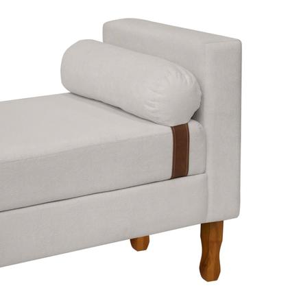 Imagem de Kit Cabeceira e Calçadeira Baú para Cama Box Casal King Size 195cm Bouclê - SOFA STORE