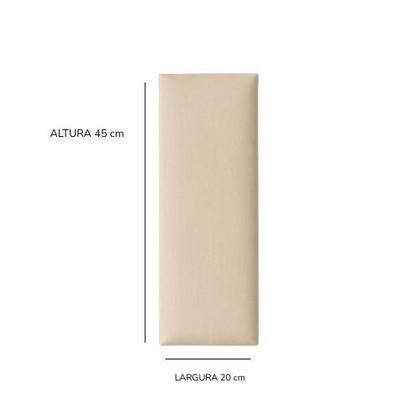 Imagem de KIT Cabeceira Painel Modelo Julia 1,60x56cm Estofado Suede Com Mesa De Cabeceira Madero