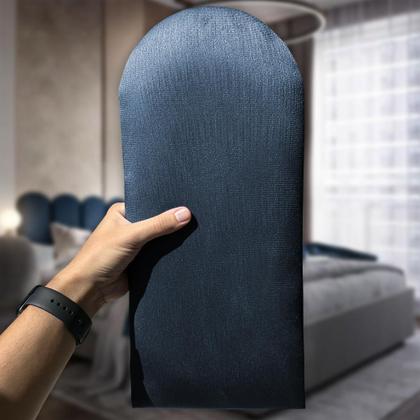 Imagem de Kit Cabeceiras Adesivas de Cama Nuvem Box Casal King Estofada Cerquinha Várias Cores 45x20cm