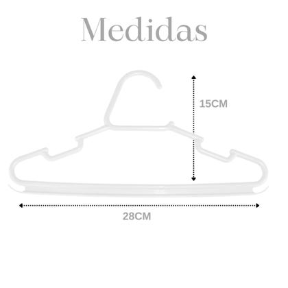 Imagem de Kit Cabide Infantil Com 20 Peças Reforçado - Diversas Cores 