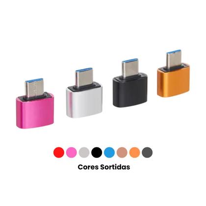 Imagem de Kit Cabo Adaptador USB Tipo C 3.0 2.0 Otg Para Pendrive Celular Tablet - Escolha Seu Kit