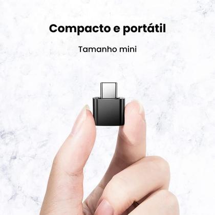 Imagem de Kit Cabo Adaptador USB Tipo C 3.0 2.0 Otg Para Pendrive Celular Tablet - Escolha Seu Kit