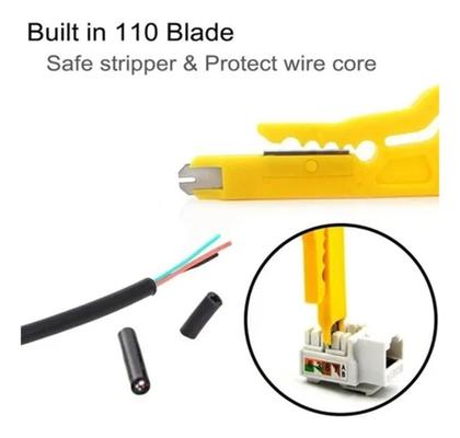Imagem de Kit Cabo Rede + Alicate Crimpar Rj45 Rj11 Profissional