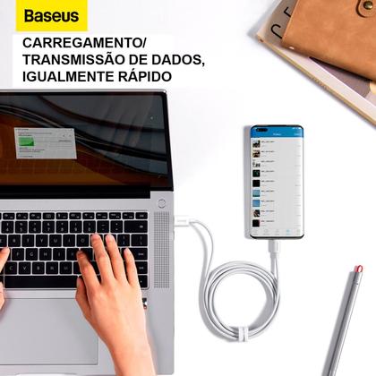 Imagem de KIT Cabo Turbo Usb P/ Usbc Baseus Superior Series 100w