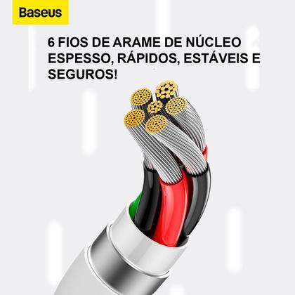 Imagem de KIT Cabo Turbo Usb P/ Usbc Baseus Superior Series 100w