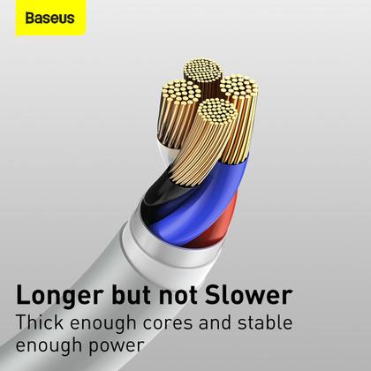 Imagem de Kit Cabo Type-c Baseus Simple Wisdom 5a 2pcs/set 1.5m