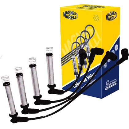 Kit Cabo + Vela Corsa Celta Cobalt Palio Doblo Stilo Marelli - MAGNETI MARELLI Imagem de Kit Cabo + Vela Corsa Celta Cobalt Palio Doblo Stilo Marelli