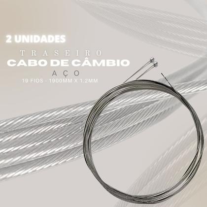 Imagem de Kit Cabos Conduites Terminal Freio e Marcha Completo Bike