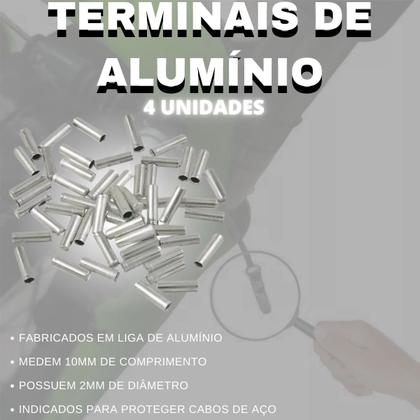 Imagem de Kit Cabos Conduites Terminal Freio e Marcha Completo Bike