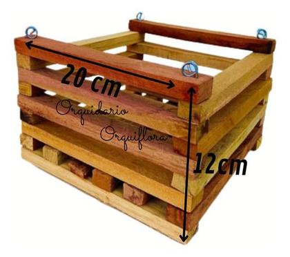 Imagem de Kit Cachepô Cachepot Tamanho M Com Haste Arame Galvanizado Para Orquídeas Flores Plantas