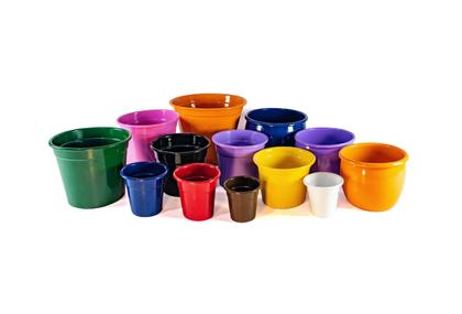 Imagem de Kit Cachepos Para Vasos De Plantas N 01 Em Alumínio