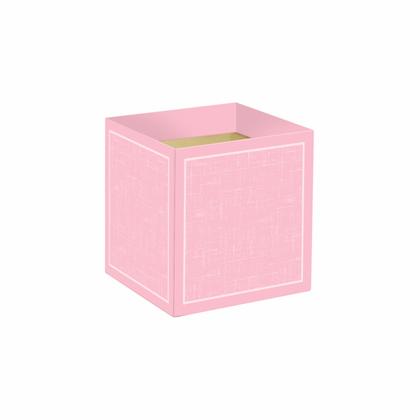 Imagem de Kit Cachepot Decorado + Sujinho/Seda + Fita - Canva Rosa - Pote 11