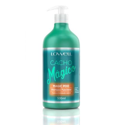 Imagem de Kit Cacho Mágico Shampoo Funcional 500 ml + Creme Modelador 500 ml + Máscara Umectante 450 g Lowell