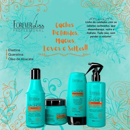 Imagem de Kit Cachos Creme de Pentear + Máscara  Forever Liss