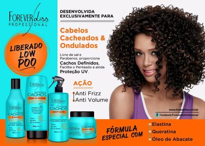 Imagem de Kit Cachos Creme de Pentear + Máscara  Forever Liss