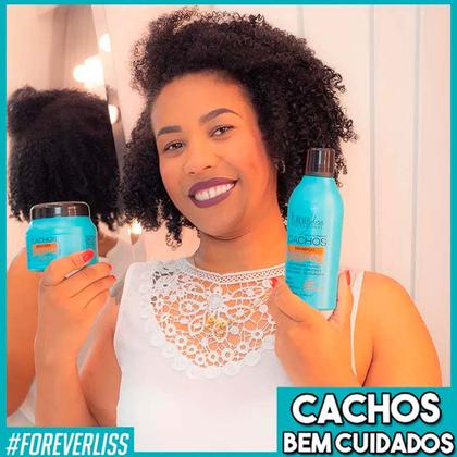 Imagem de Kit Cachos Mascara e Umidificador Forever Liss 
