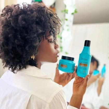 Imagem de Kit Cachos Shampoo 300ml E Creme De Pentear 200g Forever Liss
