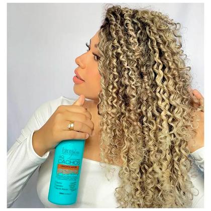 Imagem de Kit Cachos Shampoo e Umidificador Forever Liss 