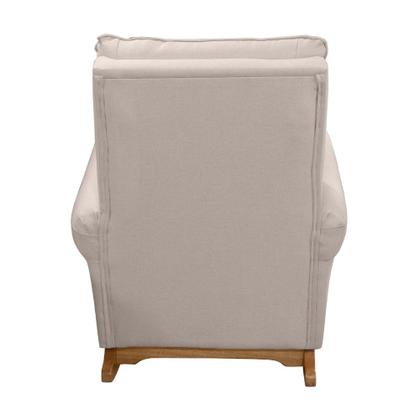 Imagem de Kit Cadeira de Amamentação Balanço Paris com Puff para Quarto Infantil