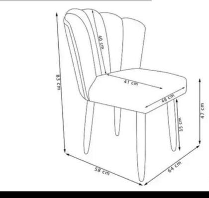 Imagem de Kit Cadeira Pétala Sala de Estar, Salão Beleza, Luxo Conforto e Elegância - Suede- (Bege) - JRC Móveis