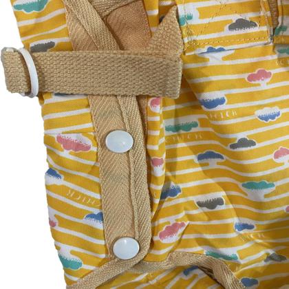 Imagem de Kit Cadeirinha de Balanço Bebê Azul + Canguru Carregador