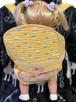 Imagem de Kit Cadeirinha de Balanço Bebê Azul + Canguru Carregador