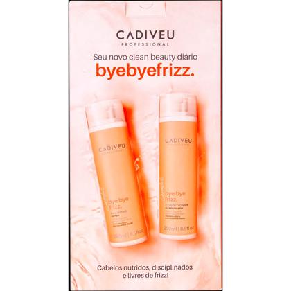 Imagem de Kit Cadiveu Bye Bye Frizz 250ml +Creme Quartzo Shine Protein