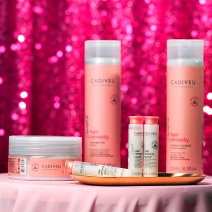 Imagem de Kit Cadiveu Essentials Hair Remedy Shampoo Leave-in SOS Sérum Ampola e Açaí Oil 110 (4 produtos)
