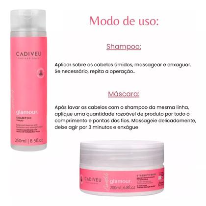 Imagem de Kit Cadiveu Glamour Essentials  + Maxi Waves Cachos de Praia