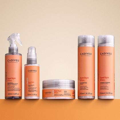 Imagem de Kit Cadiveu Professional Bye Bye Frizz Shampoo Condicionador Máscara e Leave-in (4 produtos)