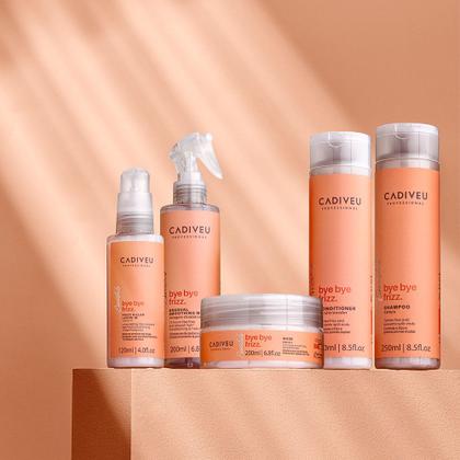 Imagem de Kit Cadiveu Professional Bye Bye Frizz Shampoo Condicionador Máscara e Leave-in (4 produtos)