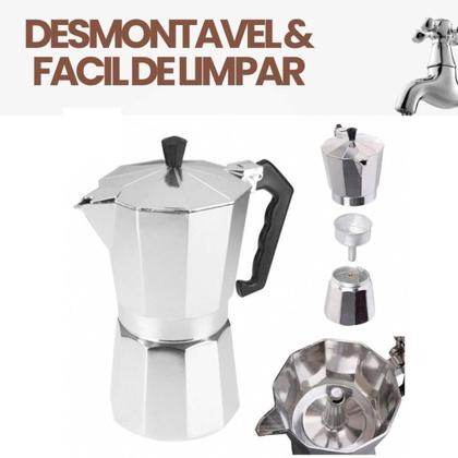 Imagem de Kit Café Lover's - Moedor de Café + Cafeteira Moka 9 xícaras