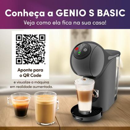 Imagem de Kit Cafeteira Dolce Gusto Genio S Basic Grafite + Bebidas Kopenhagen