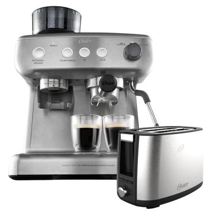 Imagem de Kit Cafeteira Espresso Xpert e Torradeira Inox Oster